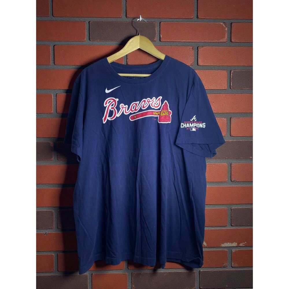 Atlanta Braves Nike Tee – 2021 World Series Champions Freddie Freeman – Size XXL